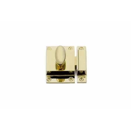 Emtek Bright Brass Latch, 2270US3 2270US3